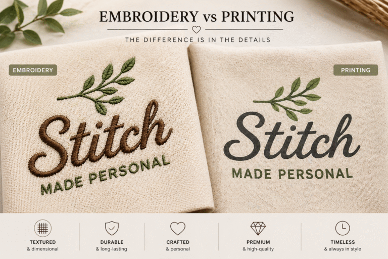 Why Embroidery Feels More Premium Than Printing