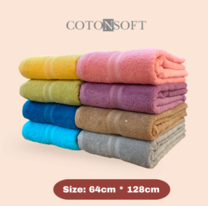Customized Hotel Towel Embroidery Sulam Nama Wording Panjang