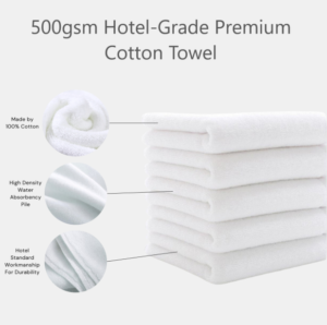 Hotel-Grade Custom Embroidered Premium Bath Towel